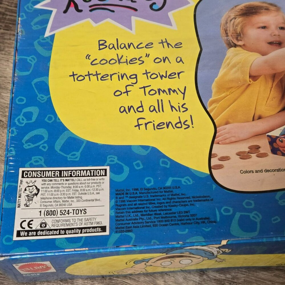 Vintage 1998 Nickelodeon Rugrats Lookie! Cookies! 3-D Balancing Game *BOX DAMAGE - Picture 5 of 10